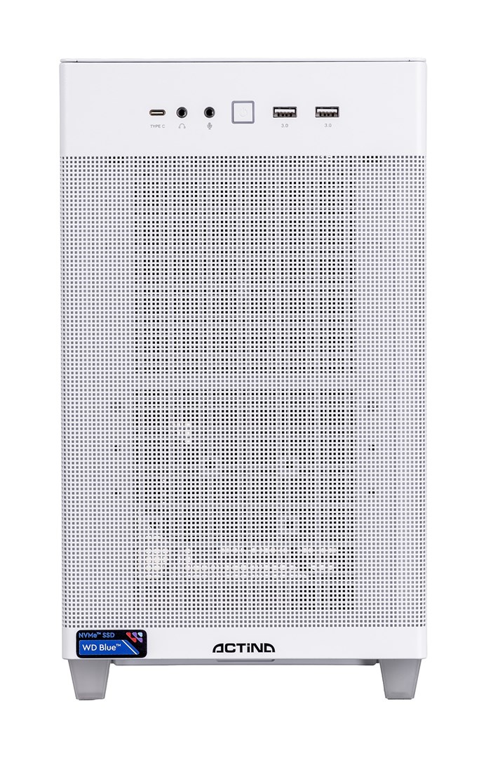 PC ACTINA 5901443431732 (AMD Ryzen™ 7 7800X3D, 32 GB DDR5-SDRAM, 1 TB SSD, NVIDIA GeForce RTX 5070, Mini Tower, Bijeli)-0