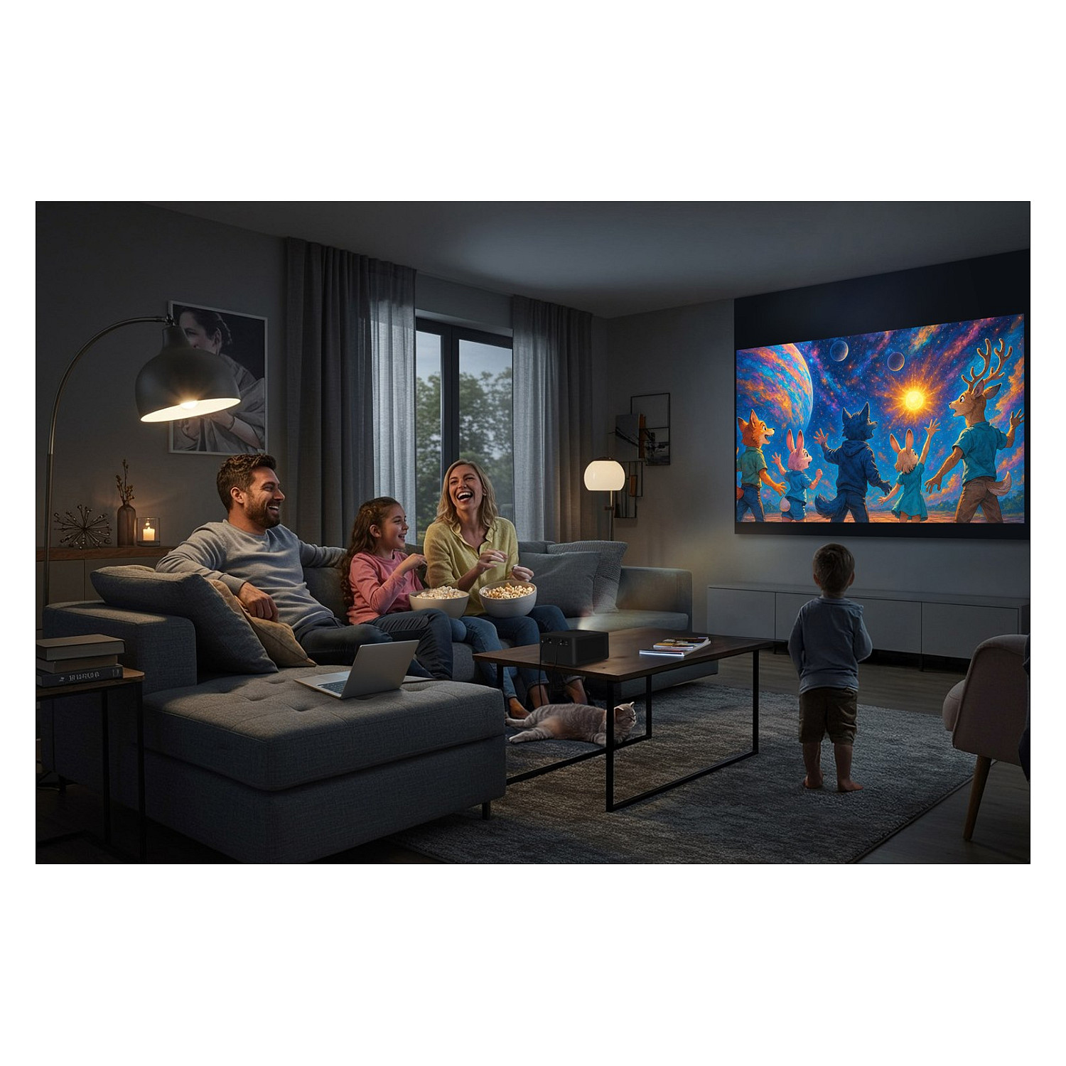 Projektor OPTOMA Photon Life PK32 1100 ANSI lumena DLP UHD 4K (3840x2160) 3D crna boja-4