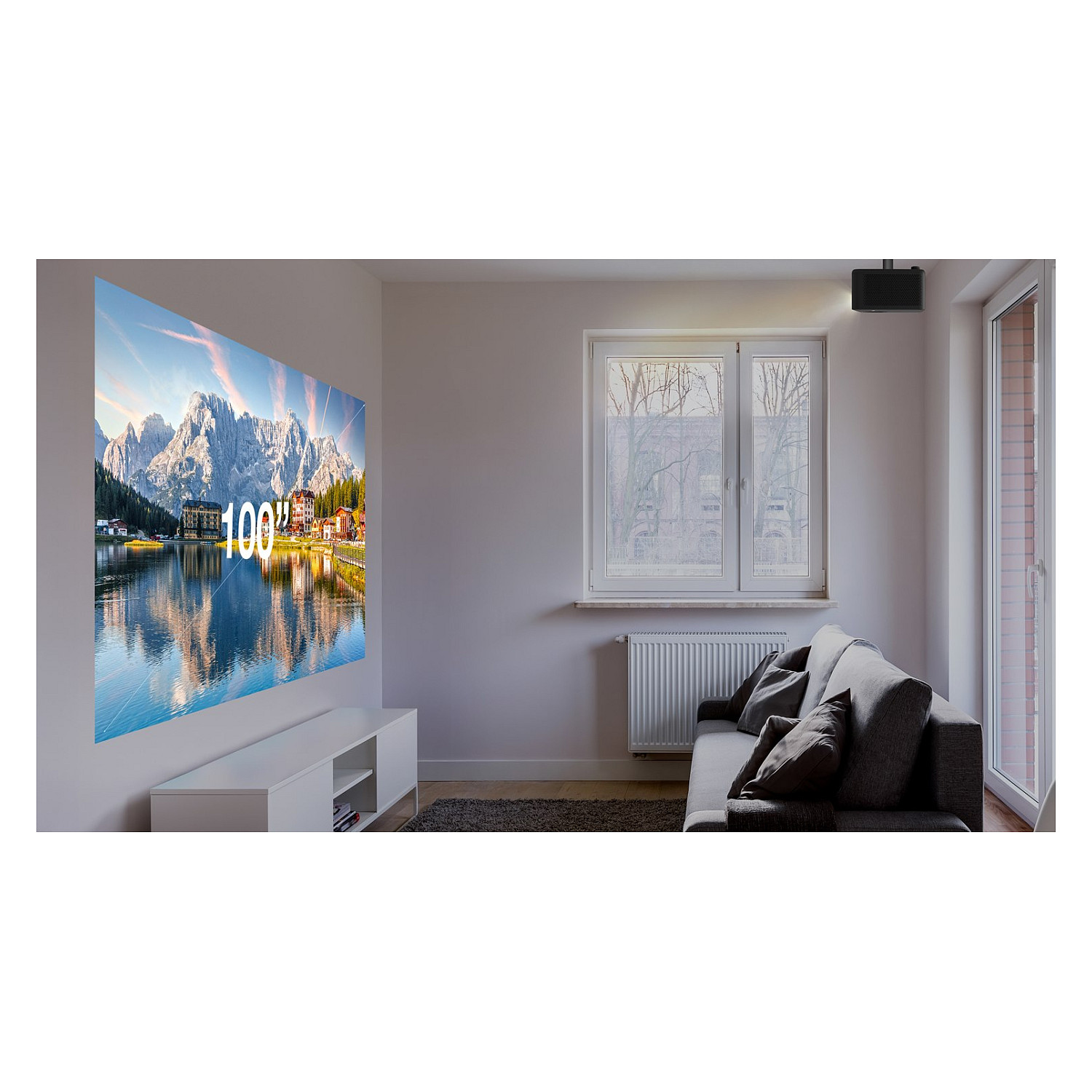 Projektor OPTOMA Photon Life PK32 1100 ANSI lumena DLP UHD 4K (3840x2160) 3D crna boja-5