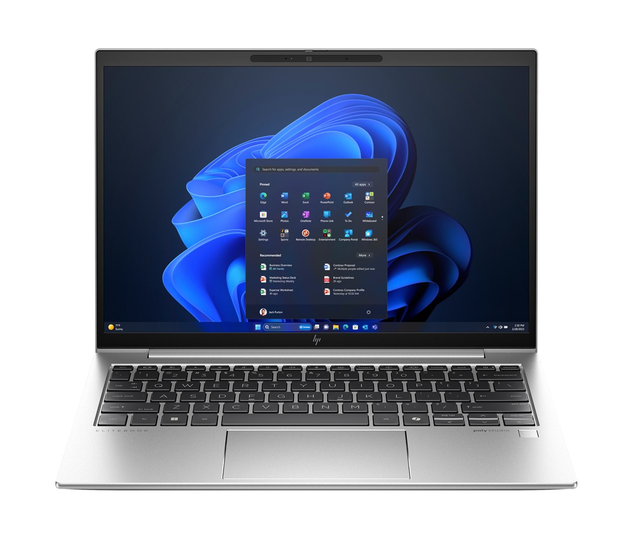 Laptop HP EliteBook 830 G11 (13.3'' WUXGA, Intel Core Ultra 5 135U, 16 GB LPDDR5x-SDRAM, 512 GB SSD, Wi-Fi 6E)