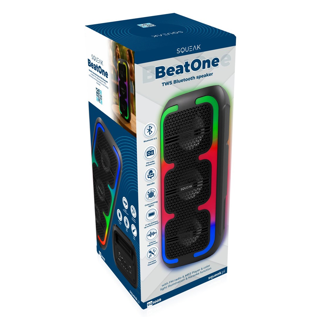 Zvučnik SQUEAK SPEAKER KARAOKE BEATONE BT 5.3 SQ1009-12
