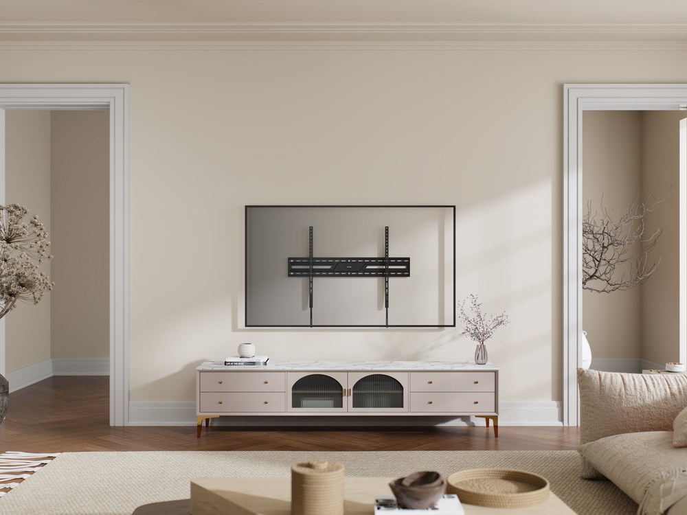 TV zidni nosač GEMBIRD WM-100F-01 (fiksni, 43''-100'', crni)-7