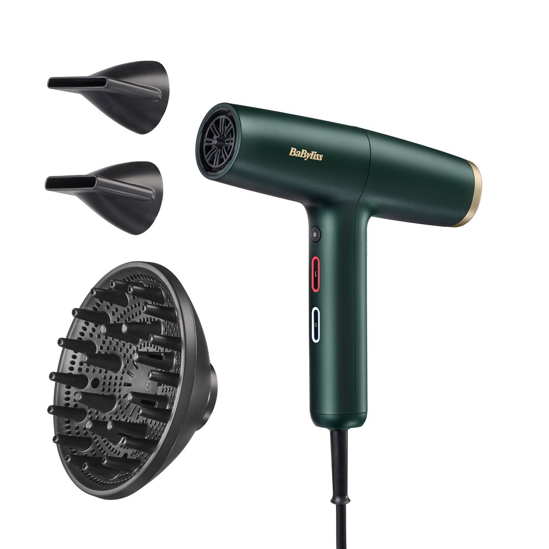 Sušilo za kosu BABYLISS Air Power Pro (1700 W, Zlatno, Zeleno)-0