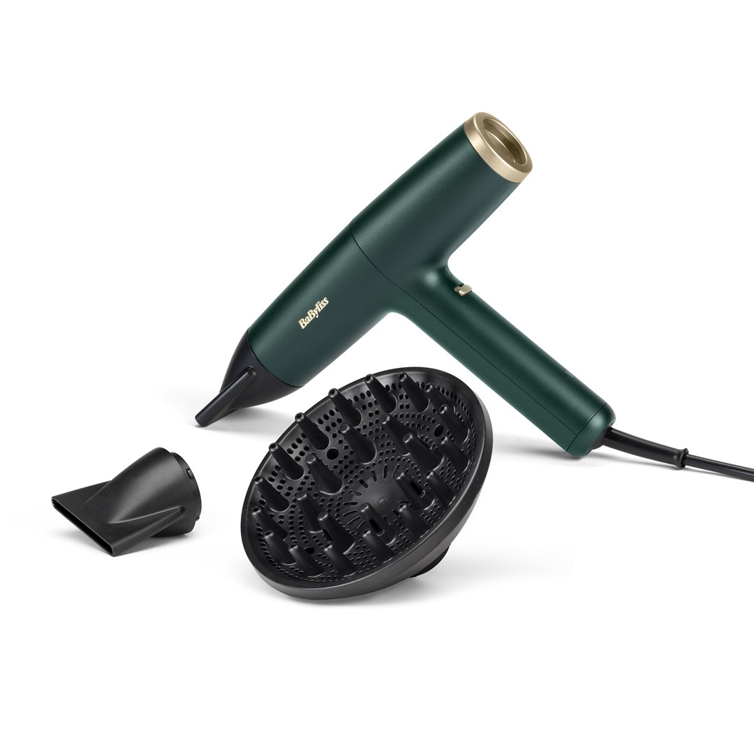 Sušilo za kosu BABYLISS Air Power Pro (1700 W, Zlatno, Zeleno)-5