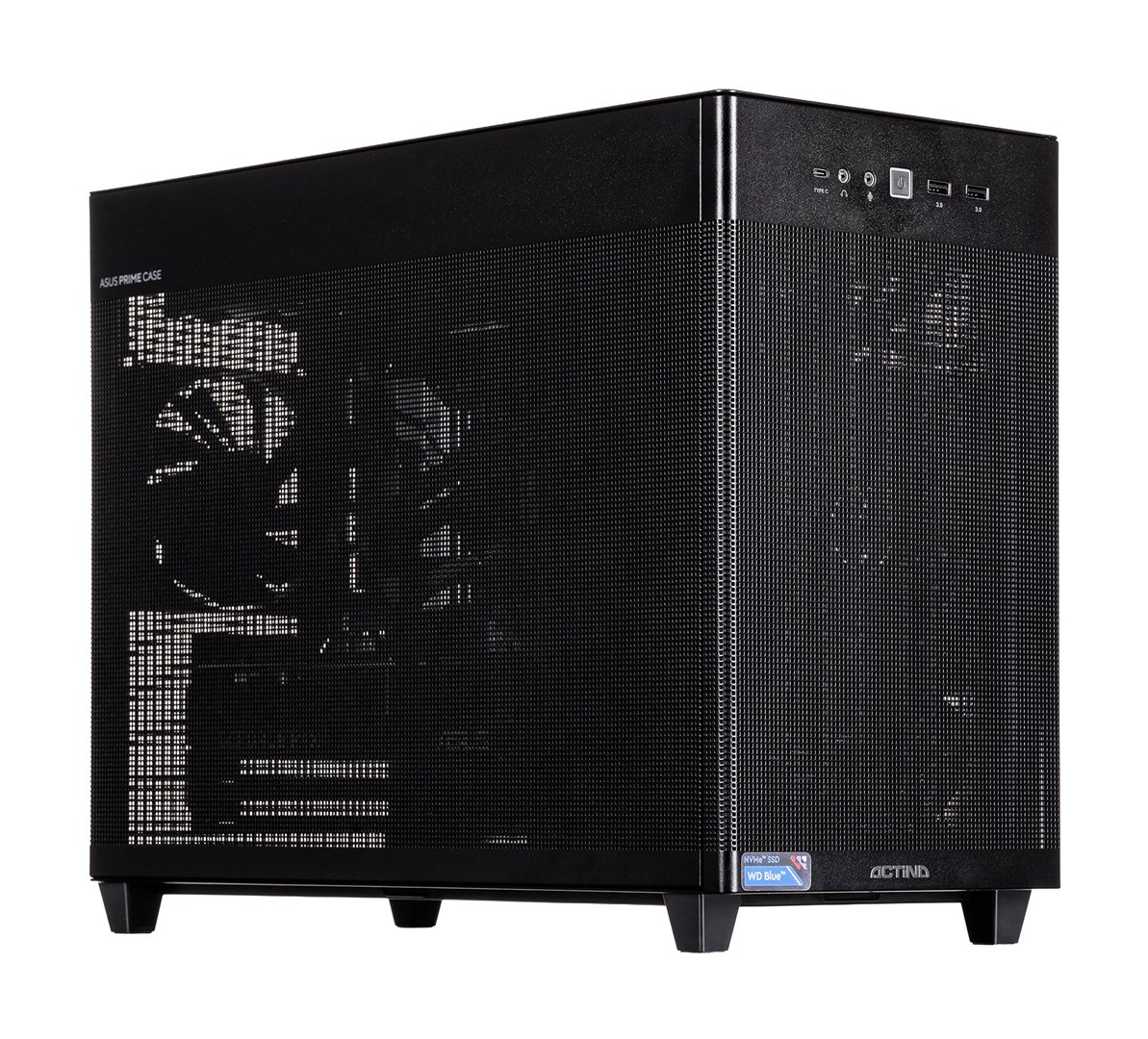 Laptop ACTINA 5901443430377 PC AMD Ryzen™ 5 7500F 32 GB DDR5-SDRAM 1 TB SSD NVIDIA GeForce RTX 5060 Mini Tower Black-0