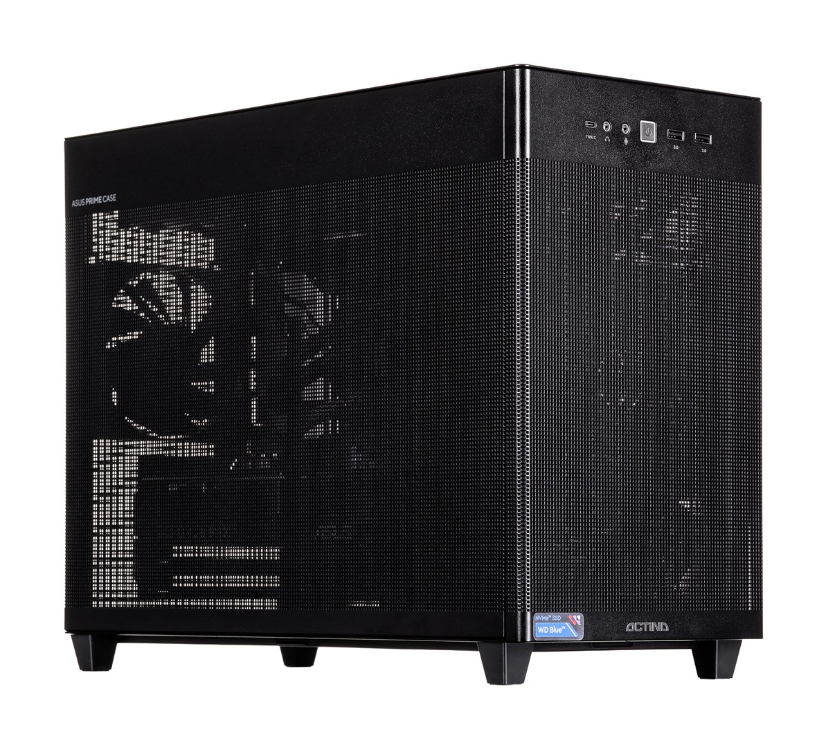 Laptop ACTINA 5901443430384 PC AMD Ryzen™ 7 8700F 32 GB DDR5-SDRAM 1 TB SSD NVIDIA GeForce RTX 5060 Mini Tower Crna-0