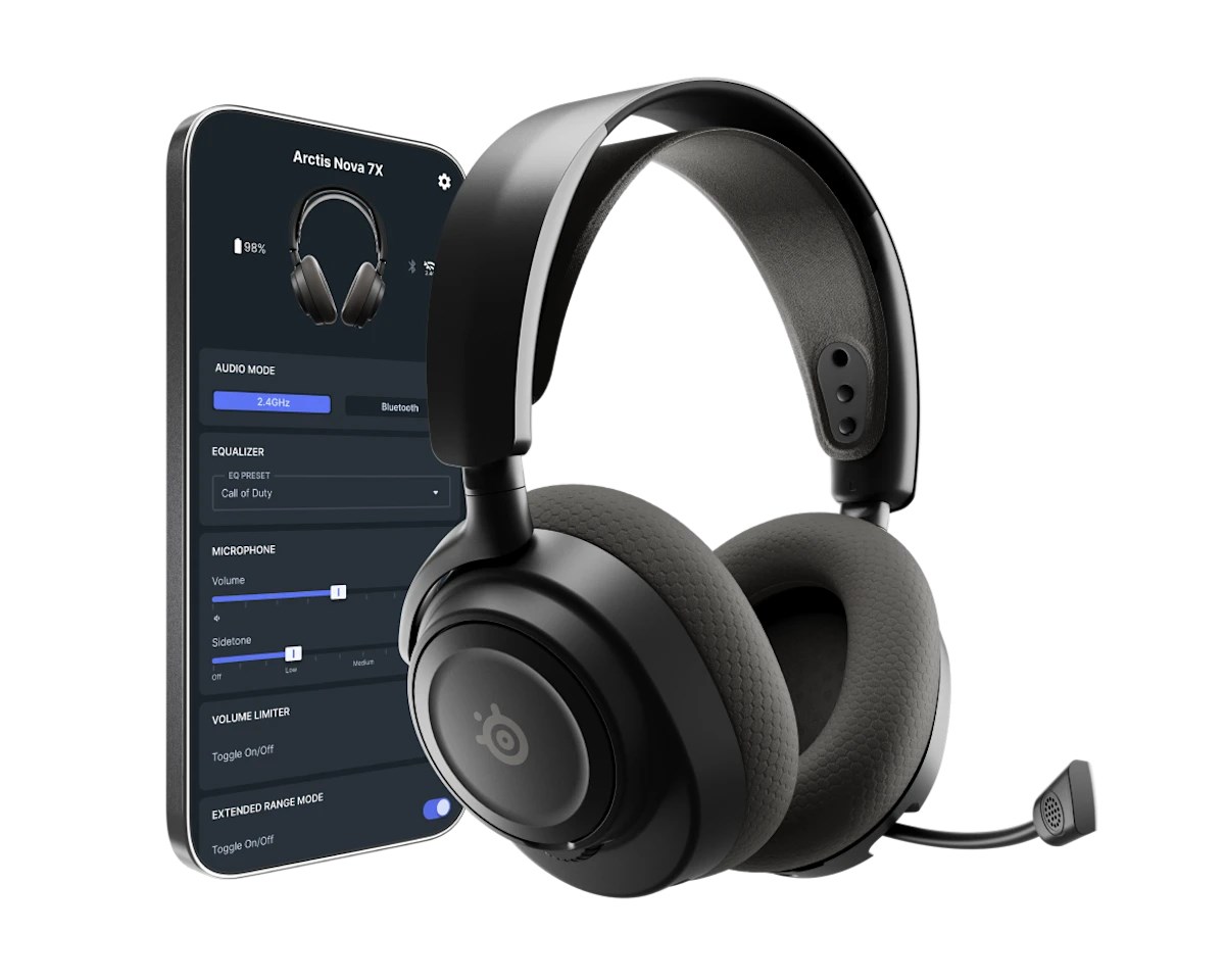 Slušalice STEELSERIES Arctis Nova 7X Wireless Gen 2 Over-Ear crne (bežične)-1