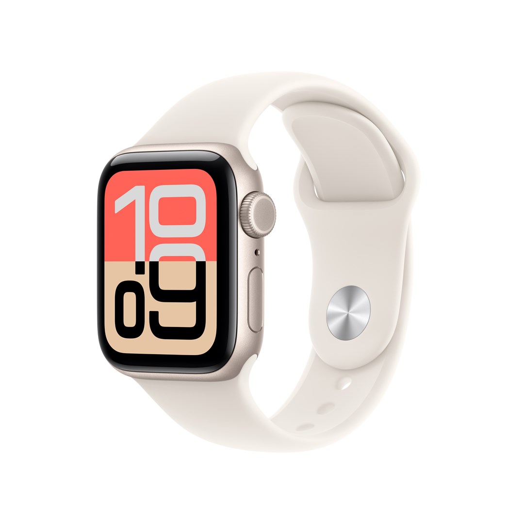 Pametni sat APPLE Watch SE (3. generacija) GPS + Cellular 40mm Starlight Aluminium Case with Starlight Sport Band (S/M)-2