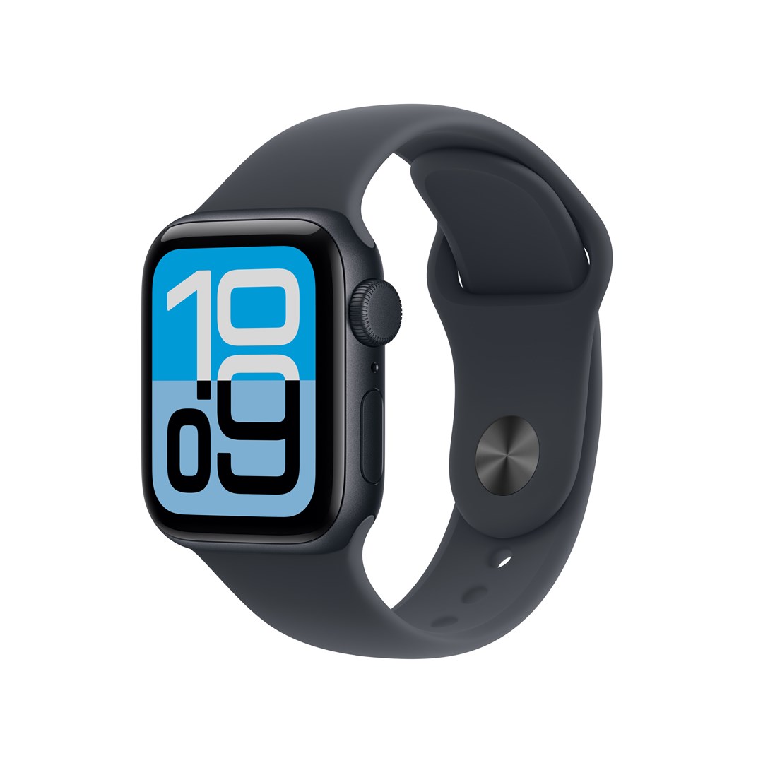 Apple Watch SE (3. generacija) GPS 40mm Midnight Aluminium Case s Midnight Sport Band - M/L-1