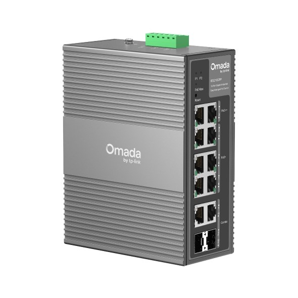 Switch TP-LINK Omada 10-Port Gigabit Industrial Easy Managed s 6-Port PoE+ i 2-Port PoE++-0