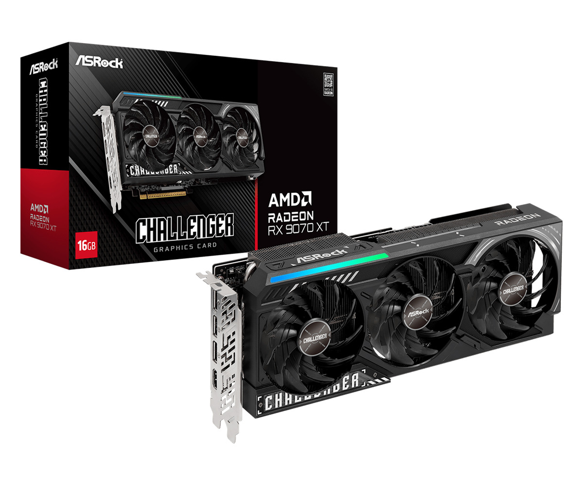 Grafička kartica ASROCK Challenger RX9070XT (16GB, GDDR6, PCIe 4.0, HDMI/DP)-5