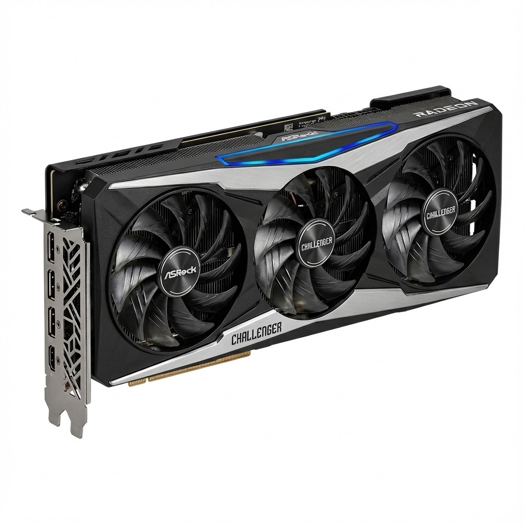 Grafička kartica ASROCK Challenger RX9070XT (16GB, GDDR6, PCIe 4.0, HDMI/DP)-0