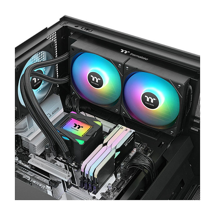Thermaltake LA240 ARGB Motherboard Liquid cooling kit 12 cm Black 1 pc(s)-4