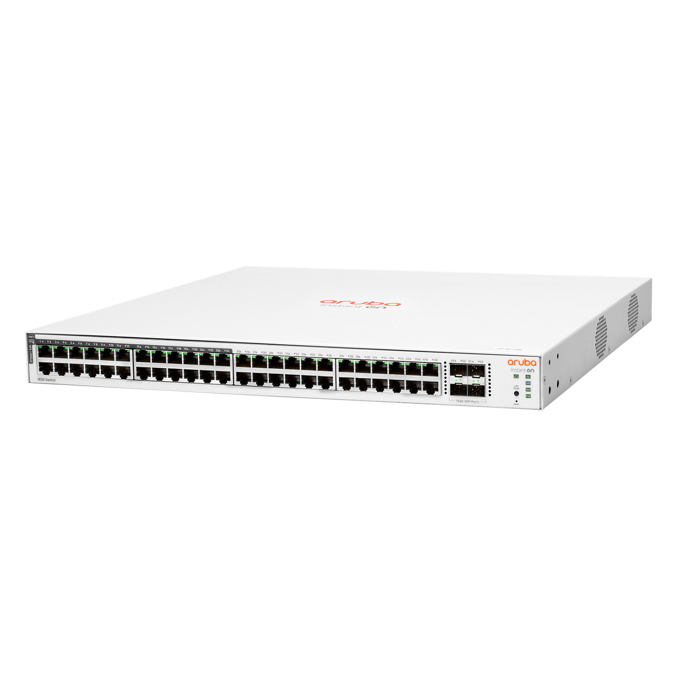 Switch HPE ARUBA NETWORKING Instant On 1830 48G (24p Class4 PoE, 4SFP, 370W, Managed L2, Gigabit Ethernet)-1