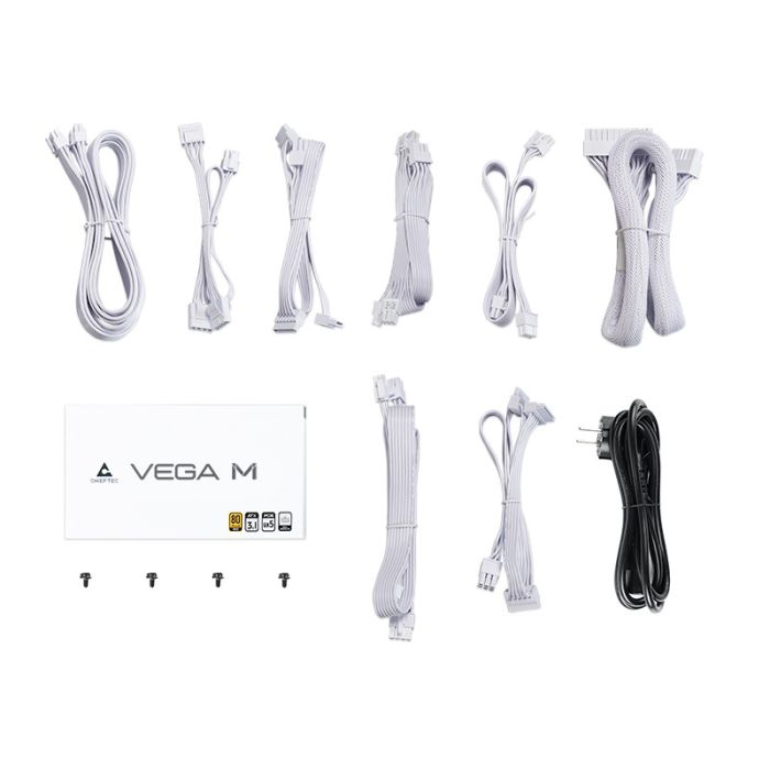 Napajanje CHIEFTEC Vega PPG-850-CW (850 W, 20+4 pin ATX, bijelo)-6