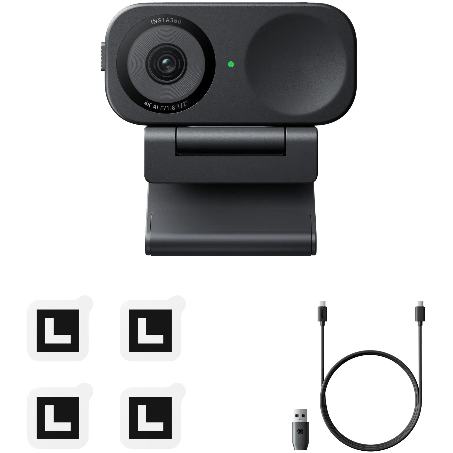 Webcam INSTA360 Link 2C (3840 x 2160 piksela, USB, crna)-6