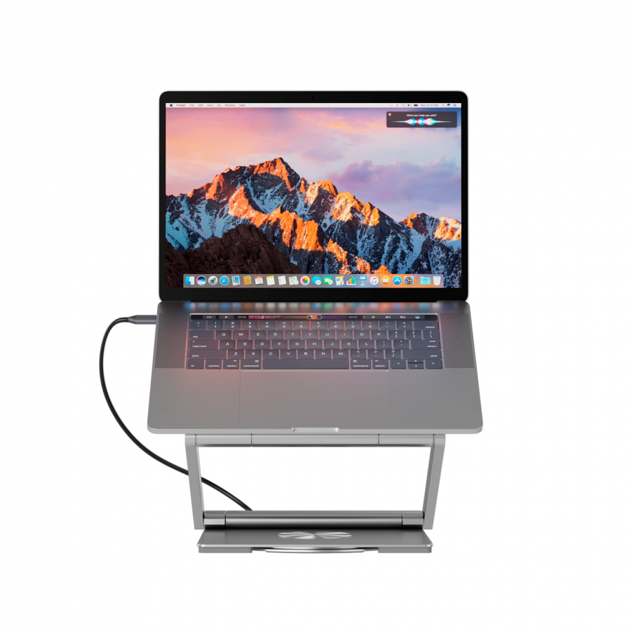 Laptop stolica CANYON CNS-SDS2 (TYPE C F to HDMI2.0, 2USB3.0, USBC3.0, RJ45, PD, Aluminij+ABS+PS)-5