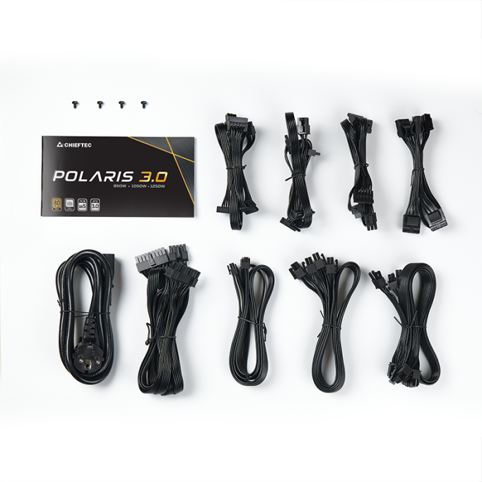 Napajanje CHIEFTEC Polaris 3.0 ATX GOLD 850W modularni napajalnik-5