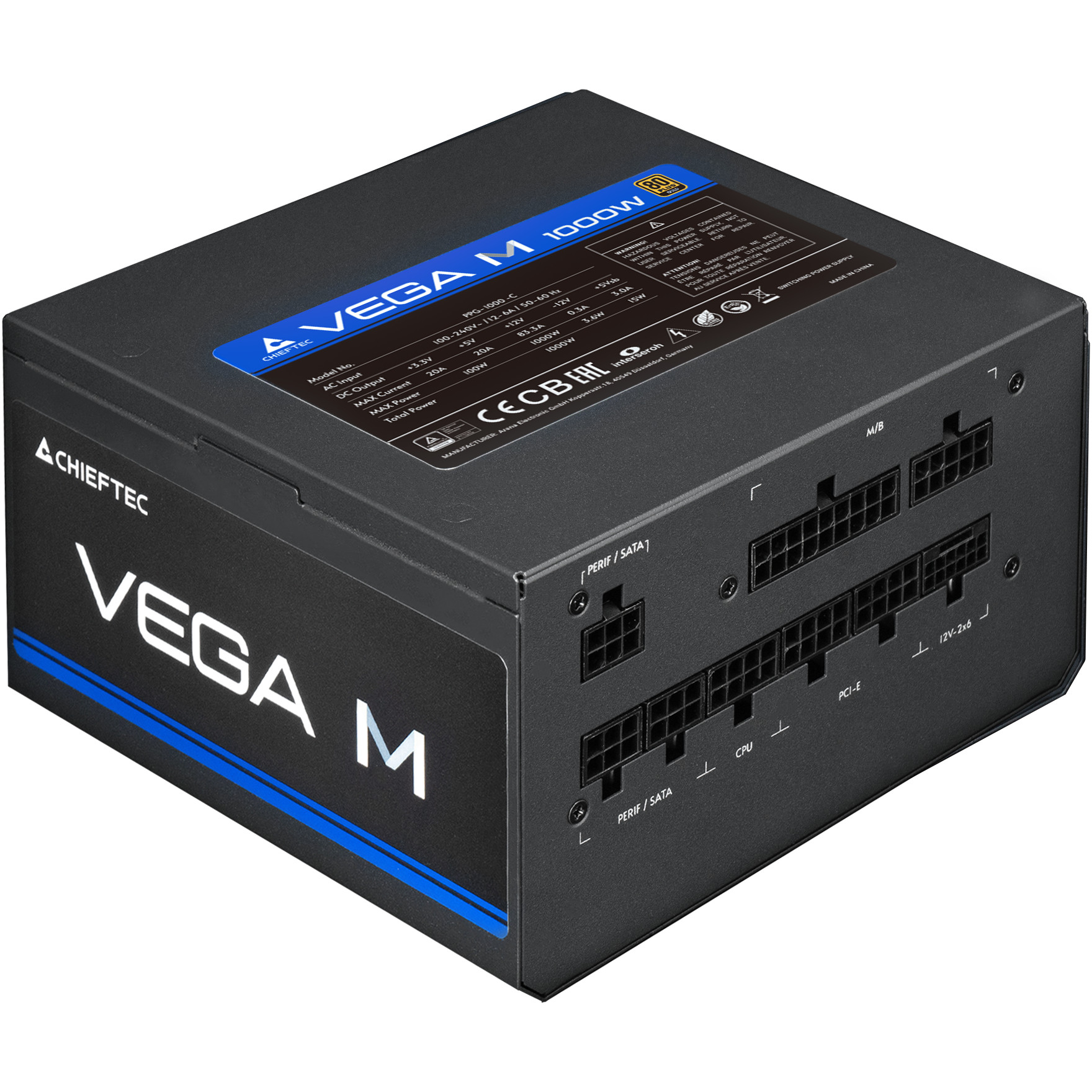 Napajnik CHIEFTEC VEGA M 1000W ATX-25