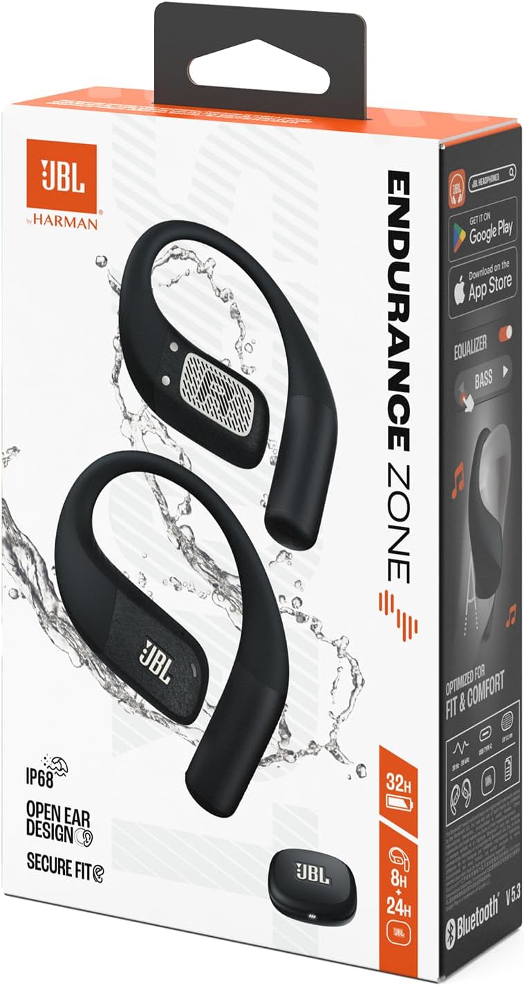Slušalice JBL Endurance Zone crno-sive (bežične, open-ear, TWS)-4