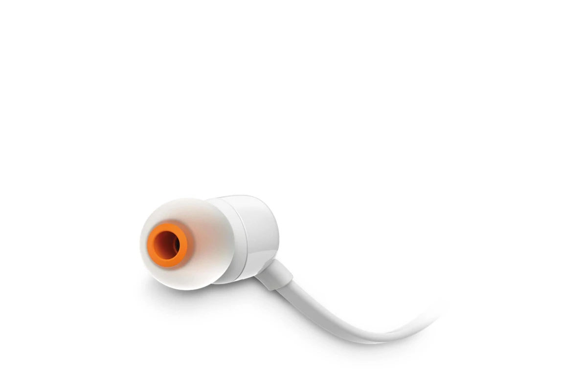 Slušalice JBL T110E bijele (žične, in-ear)-2