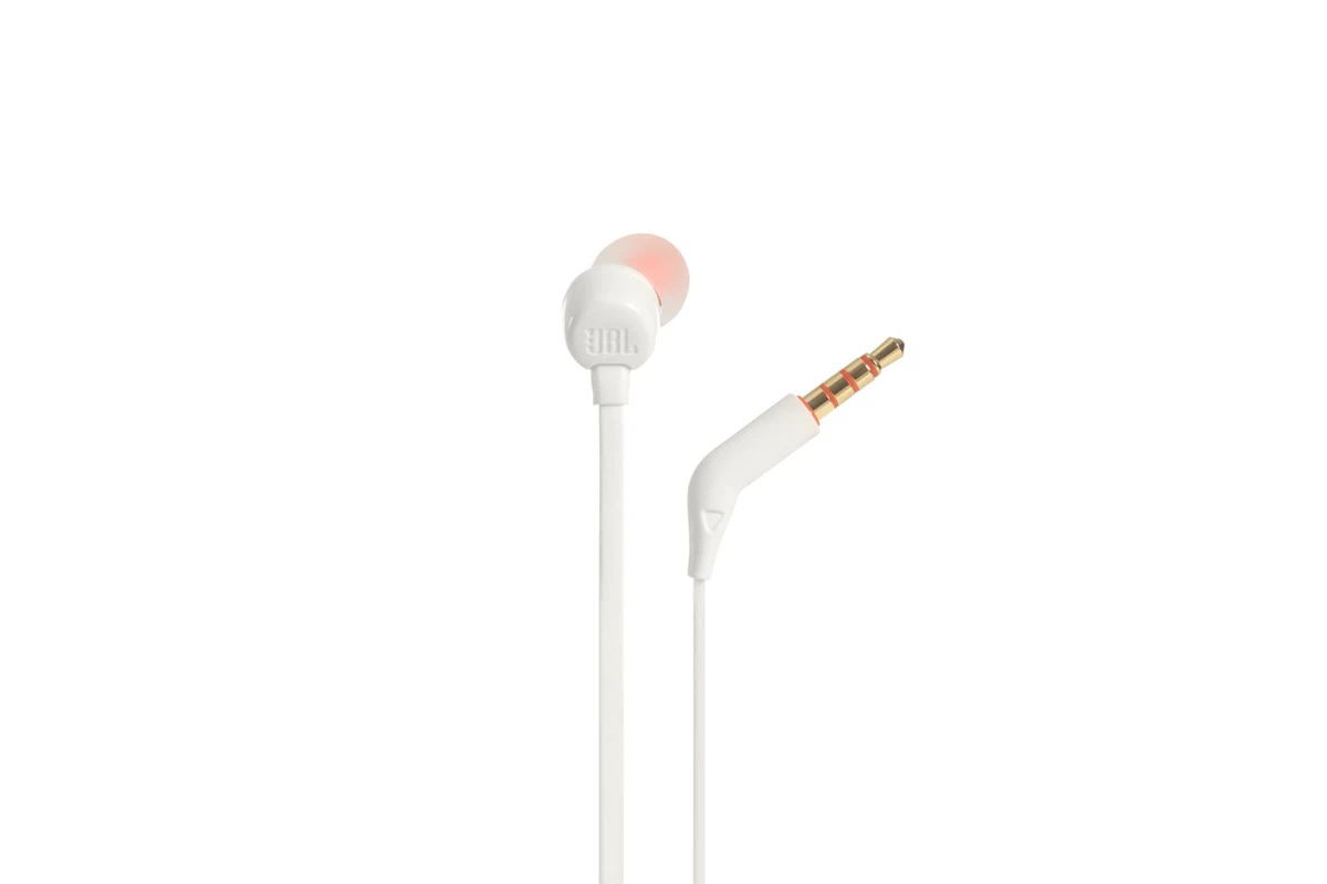 Slušalice JBL T110E bijele (žične, in-ear)-1