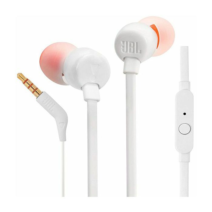 Slušalice JBL T110E bijele (žične, in-ear)