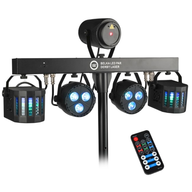 Svjetlosna traka LIGHT4ME BELKA LED PAR DERBY LASER-5