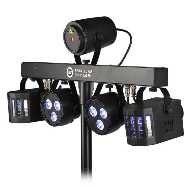 Svjetlosna traka LIGHT4ME BELKA LED PAR DERBY LASER-12