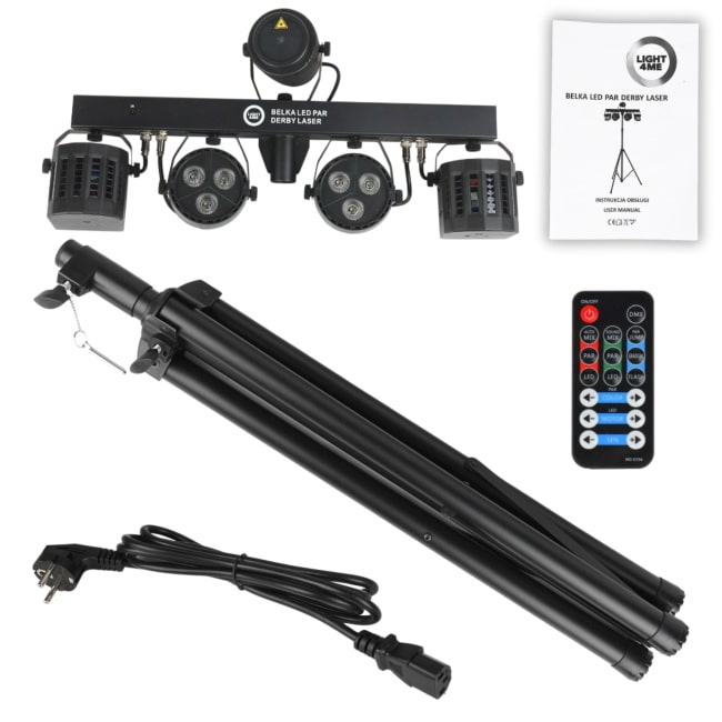 Svjetlosna traka LIGHT4ME BELKA LED PAR DERBY LASER-0