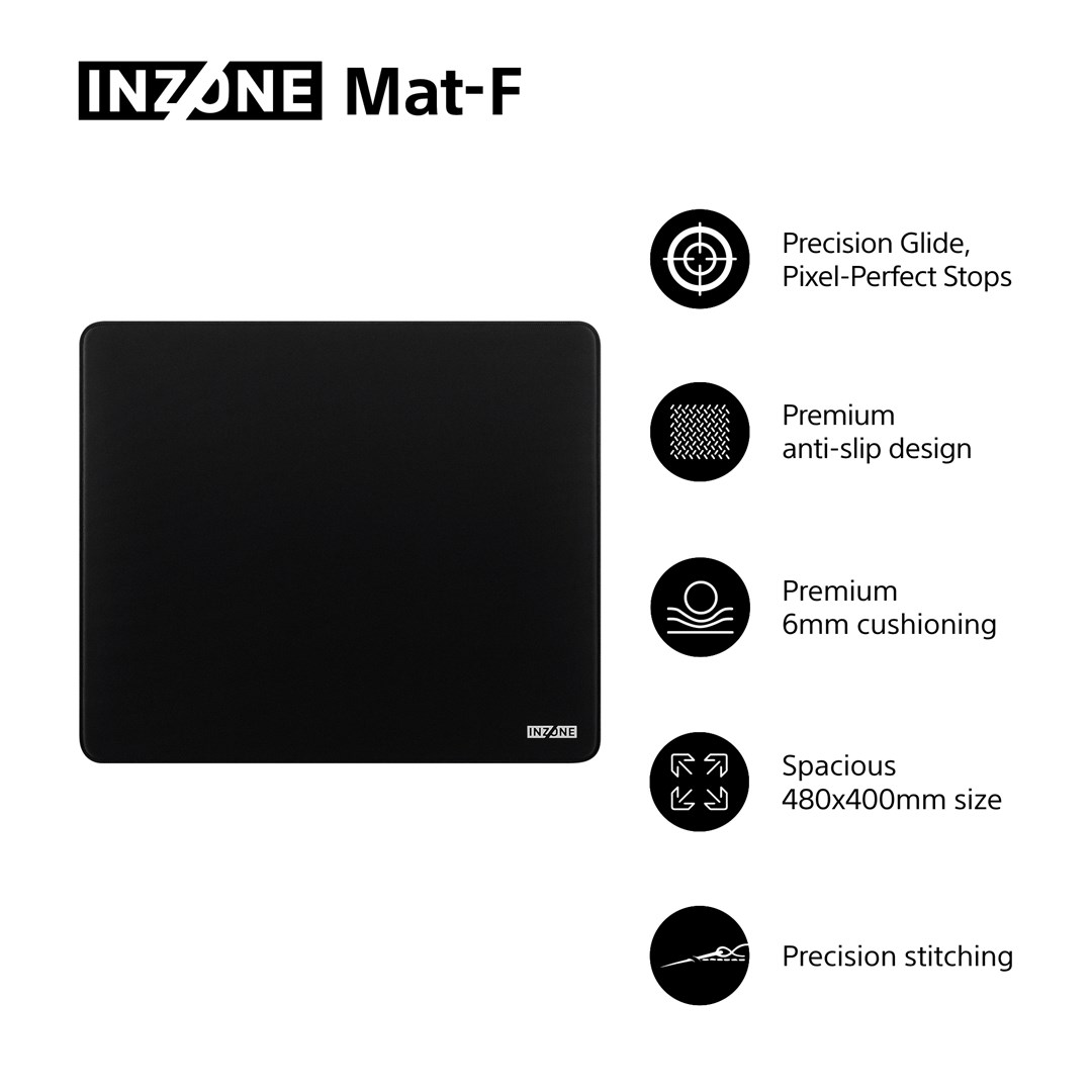 Podloga za miša SONY INZONE MAT F crna-5