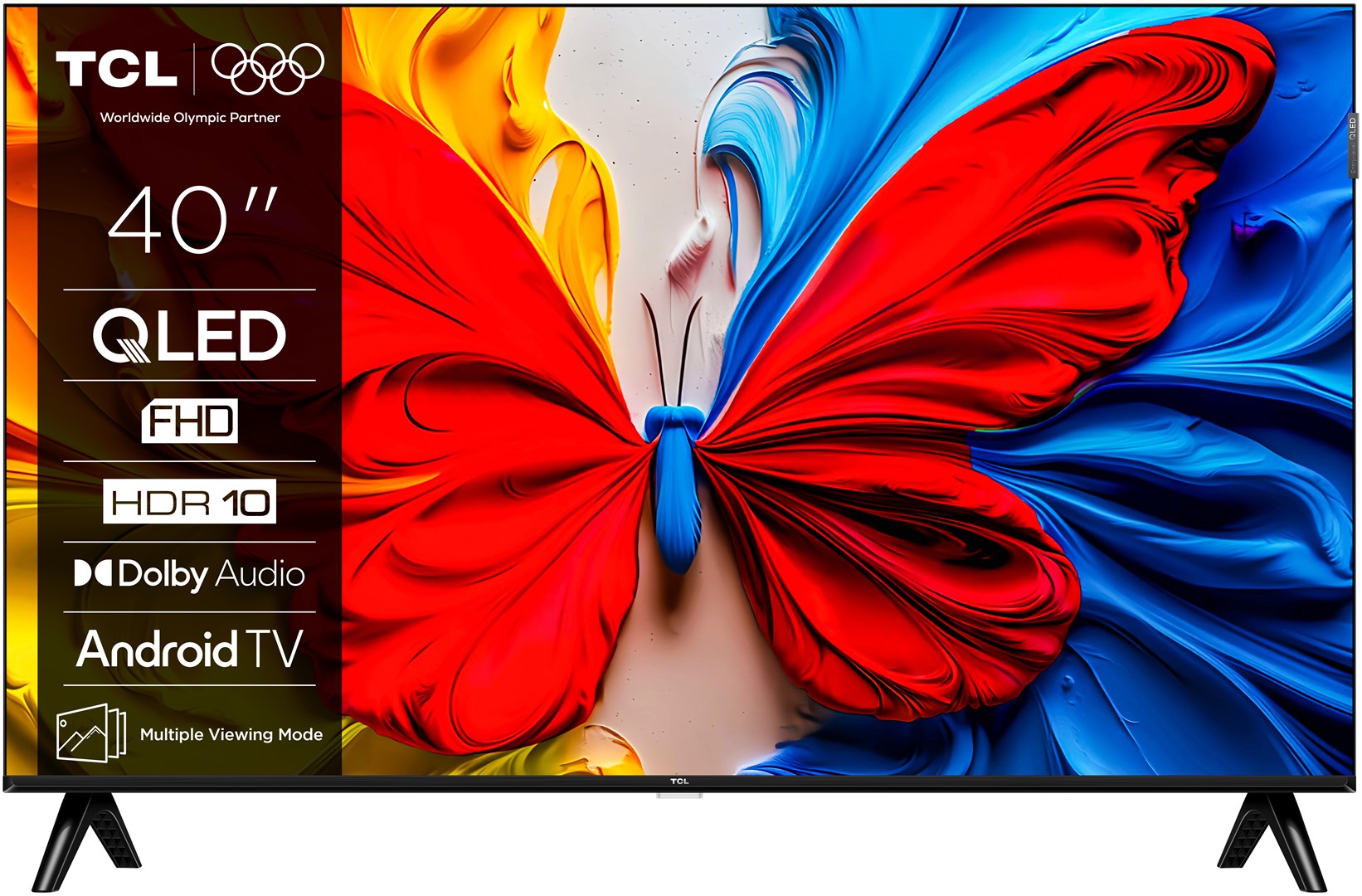 TV TCL QLED 40S5K Google TV (101 cm, Full HD, HDR10, Dolby Audio, Smart TV)-1