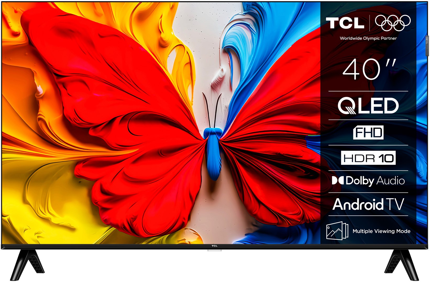 TV TCL QLED 40S5K Google TV (101 cm, Full HD, HDR10, Dolby Audio, Smart TV)-0