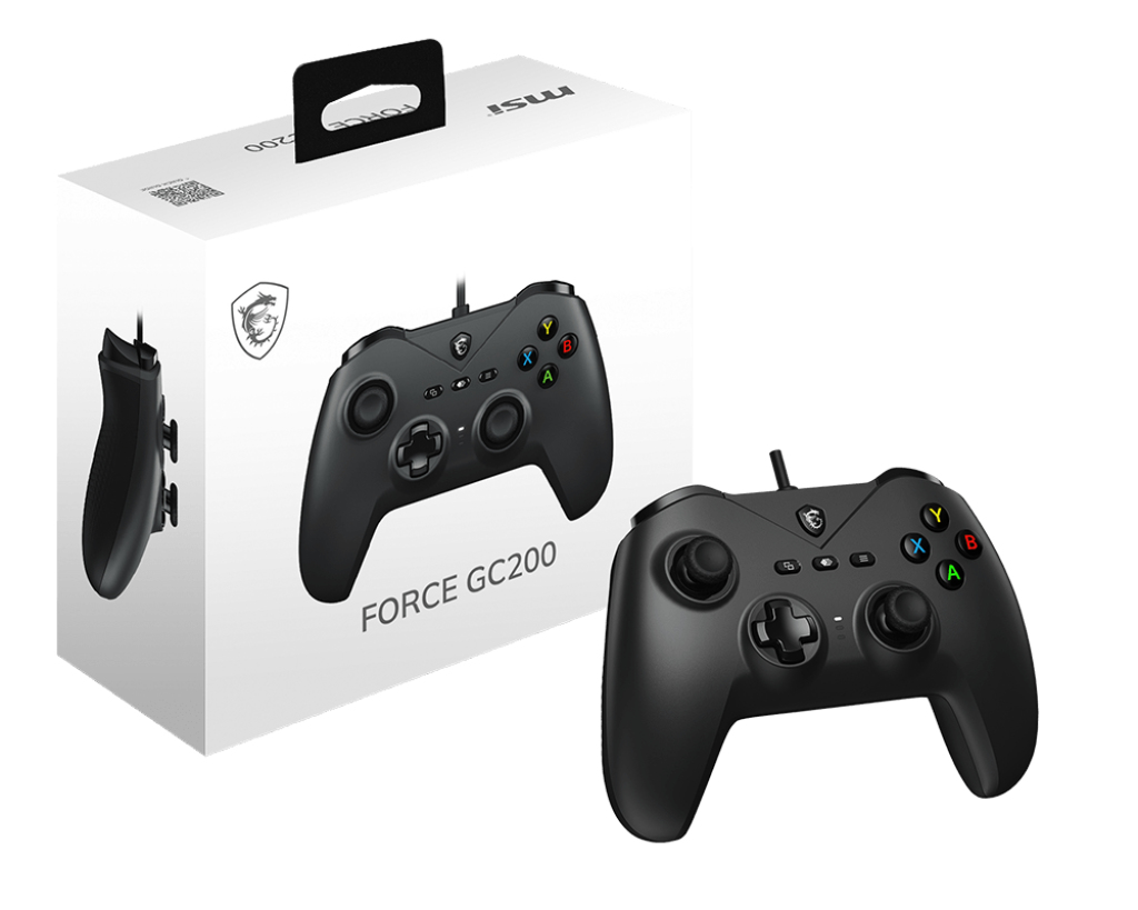 Gamepad MSI Force GC20 V2 (PC/Android/Konzole, vibracija, žični) Black-4