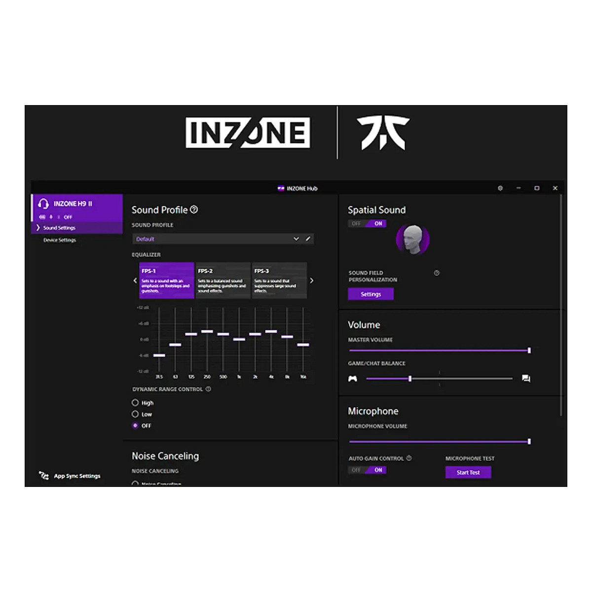Slušalice SONY INZONE II H9 Gaming Over-Ear sive (ANC, bežične)-5