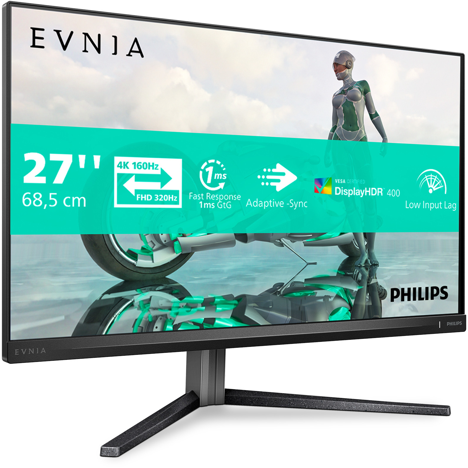 Monitor PHILIPS 27" 68.5cm 1609 2xHDMI+DP+USB-1