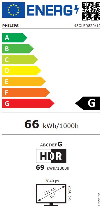 TV PHILIPS OLED Ambilight 48OLED820/12 Titan OS (121 cm, 4K UHD, HDR10+ Adaptive, Dolby Atmos, Smart TV)-4