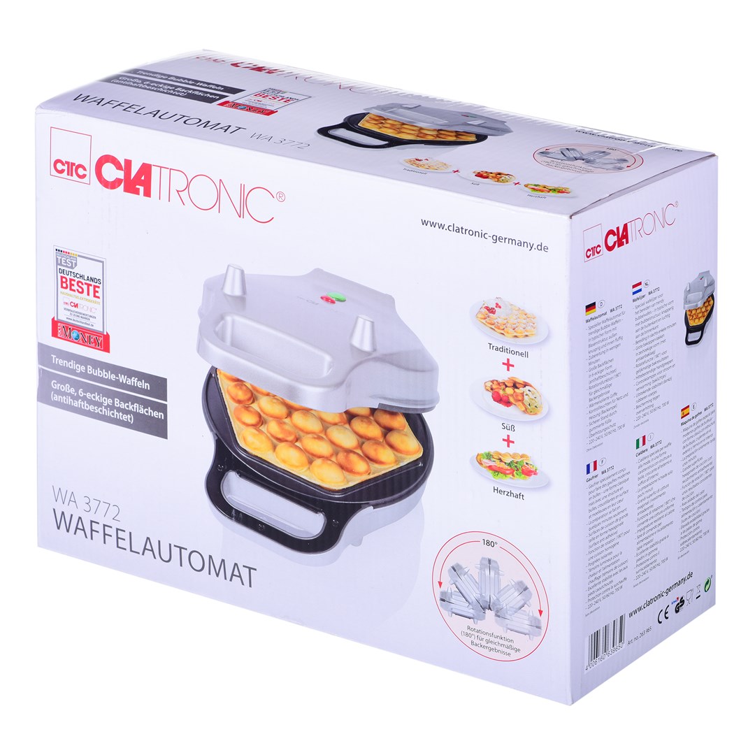 Waffle iron CLATRONIC WA 3772-4