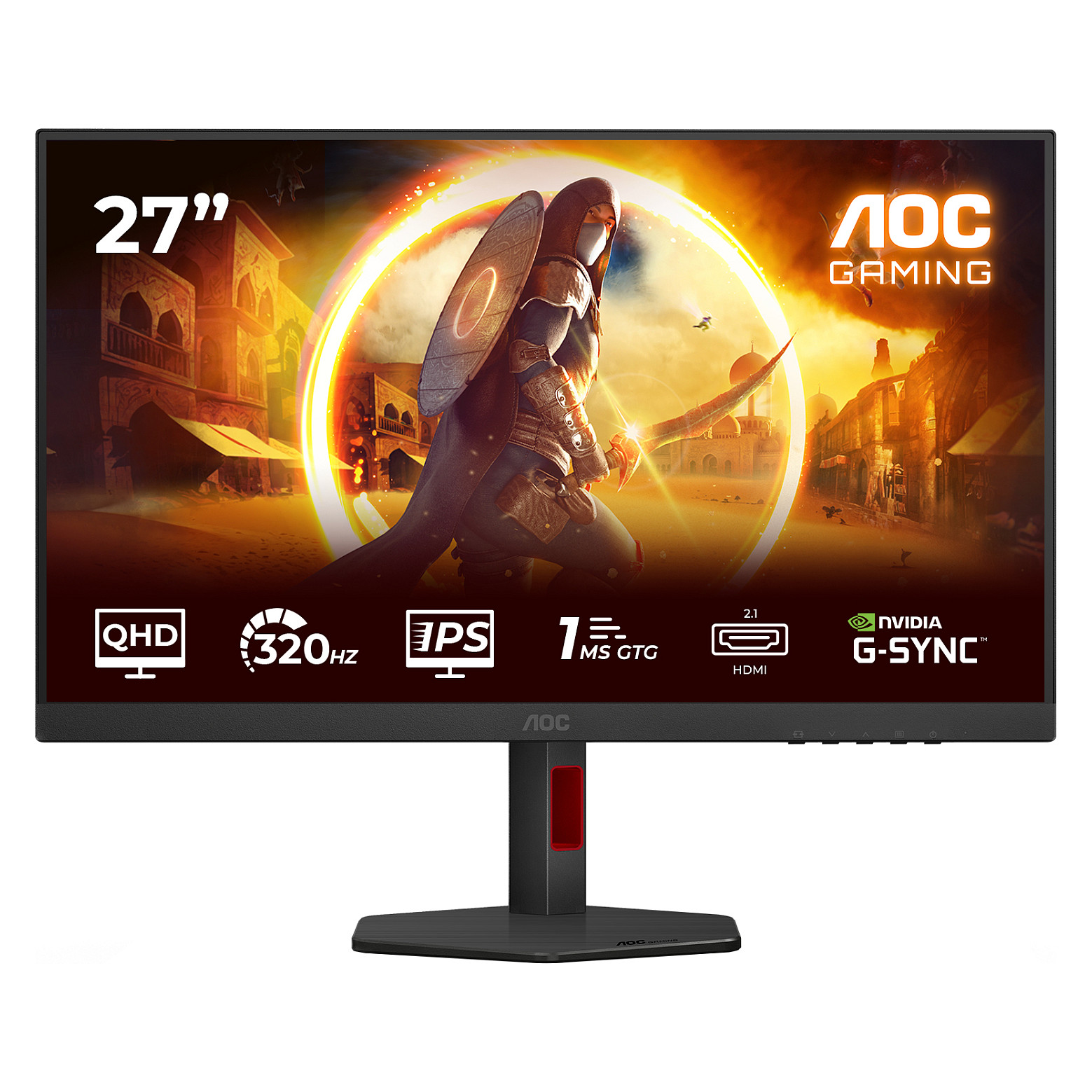 Monitor AOC Q27G4SRU (27", HDMI/DP/USB, Crvena)-0