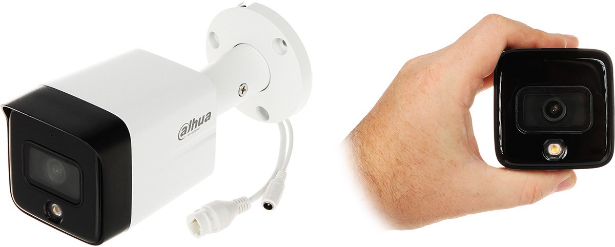 IP Bullet kamera DAHUA IPC-HFW1639TC-A-IL (6MP, 3.6mm, Smart Dual Light, WizSense, IP67)