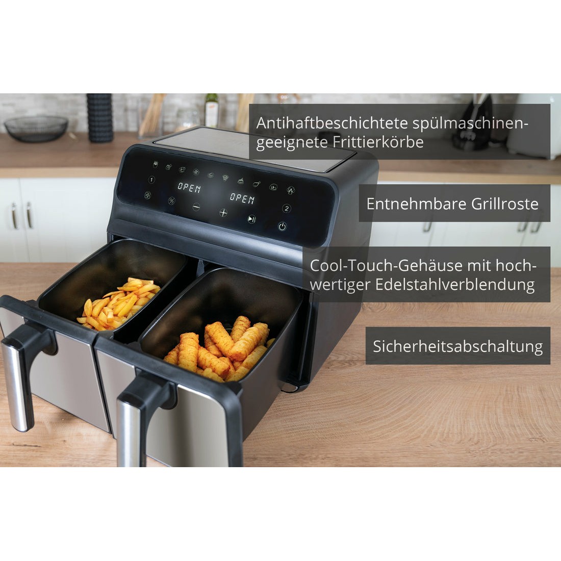 Fryer UNOLD 58685 Double 8 L 1700 W crna, siva-7