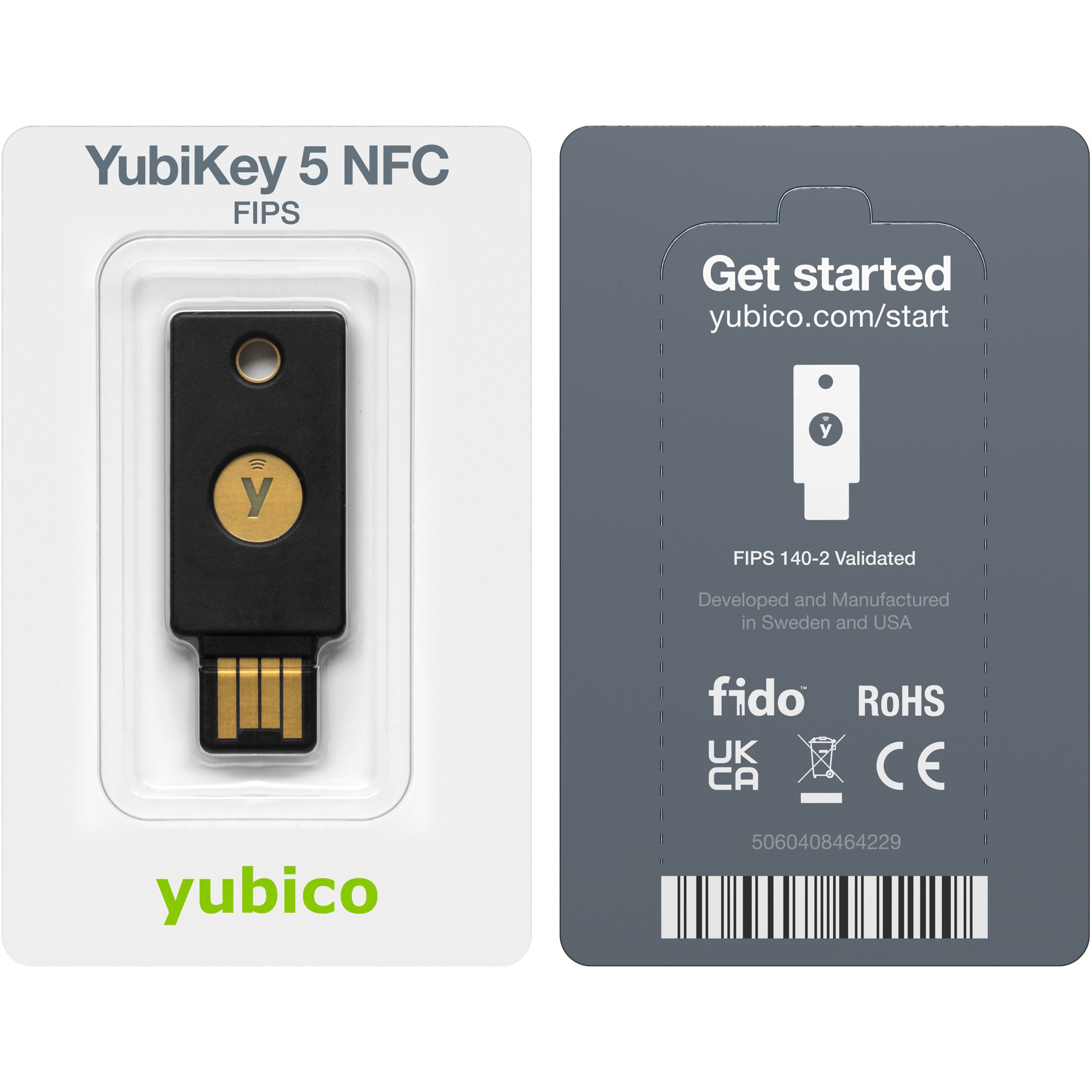 Sigurnosni ključ YUBICO YubiKey 5 FIPS USB-A NFC-5