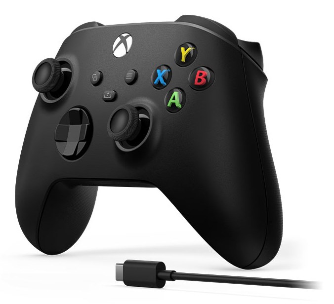 Kontroler MICROSOFT Xbox Serie Black (USB-C)-1