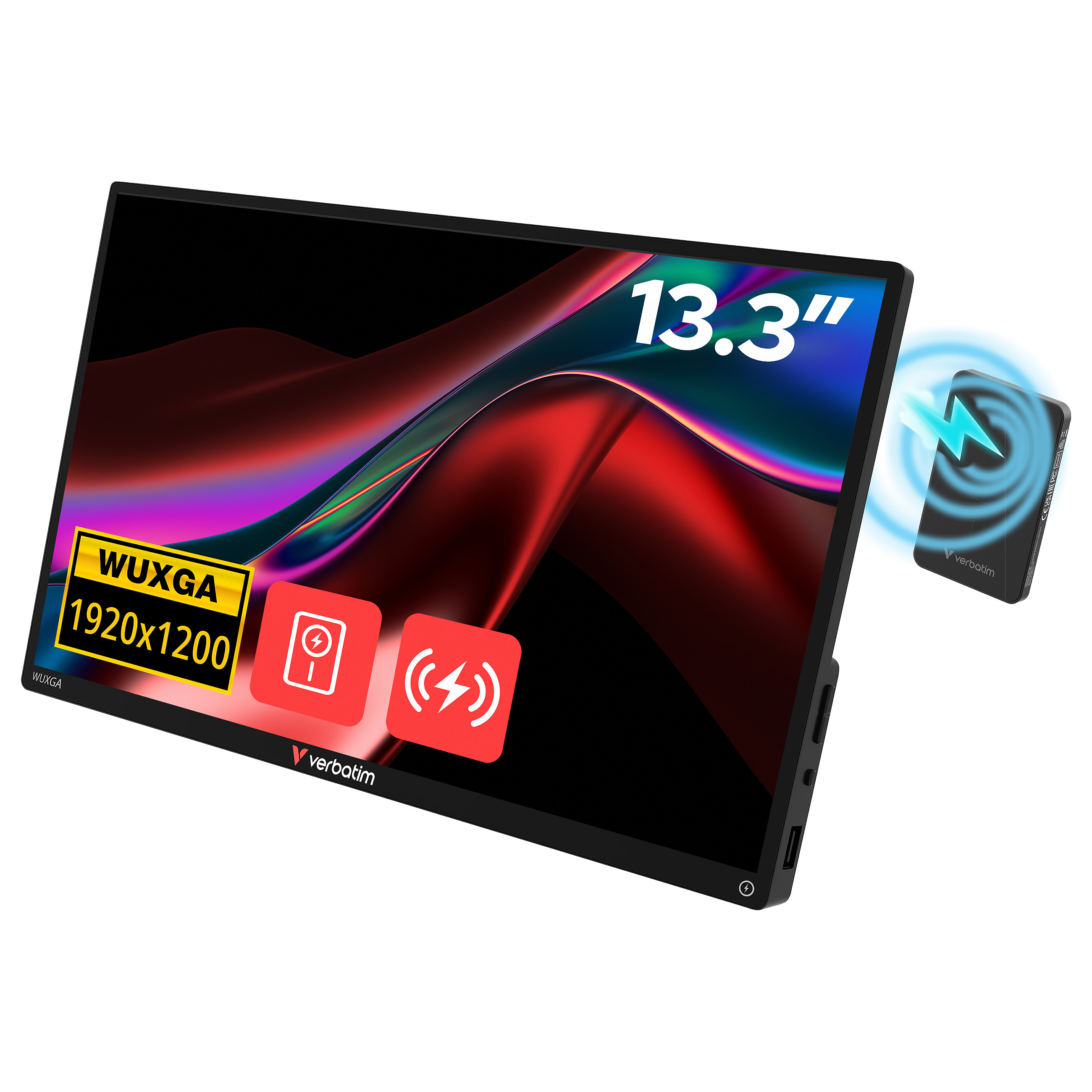 Prijenosni monitor VERBATIM 13.3" Touchscreen (WUXGA, Wireless Power)