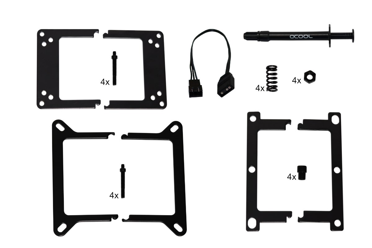 Vodeni blok za procesor ALPHACOOL Eisblock XPX Aurora Pro (Acryl Black, aRGB, Intel/AMD)-6