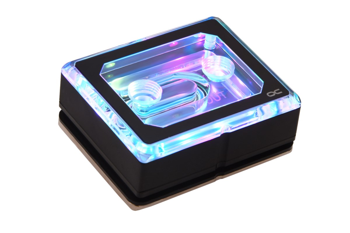 Vodeni blok za procesor ALPHACOOL Eisblock XPX Aurora Pro (Acryl Black, aRGB, Intel/AMD)-8