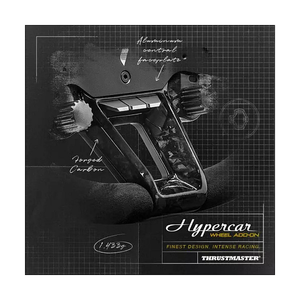 Volan THRUSTMASTER Hypercar Wheel Add-On crni, srebrni - KORIŠTENI jamstvo 6 mjeseci-9