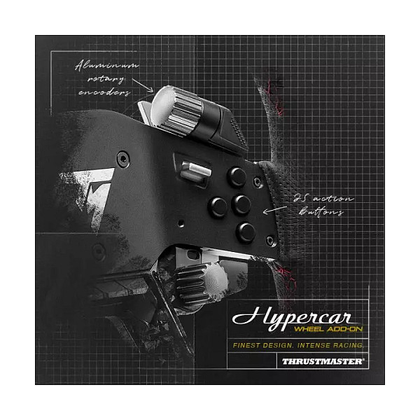 Volan THRUSTMASTER Hypercar Wheel Add-On crni, srebrni - KORIŠTENI jamstvo 6 mjeseci-10