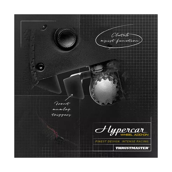 Volan THRUSTMASTER Hypercar Wheel Add-On crni, srebrni - KORIŠTENI jamstvo 6 mjeseci-11