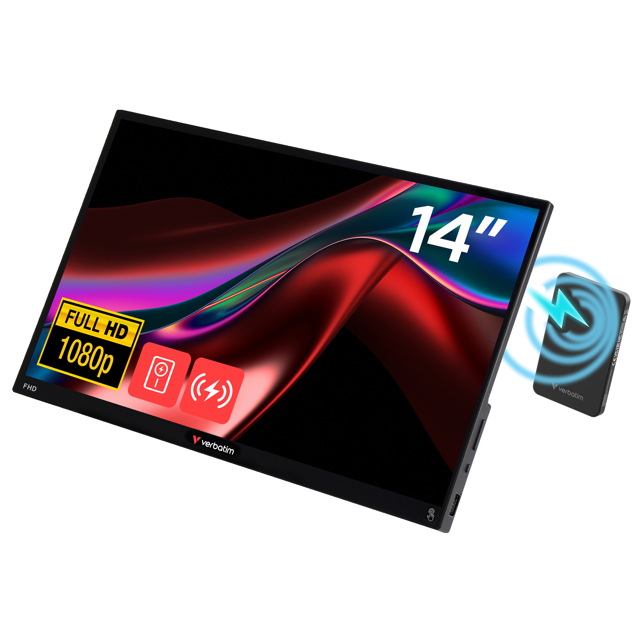 Prijenosni monitor VERBATIM Portable Touchscreen Monitor Light 14 (14", Full HD, Touchscreen)-0